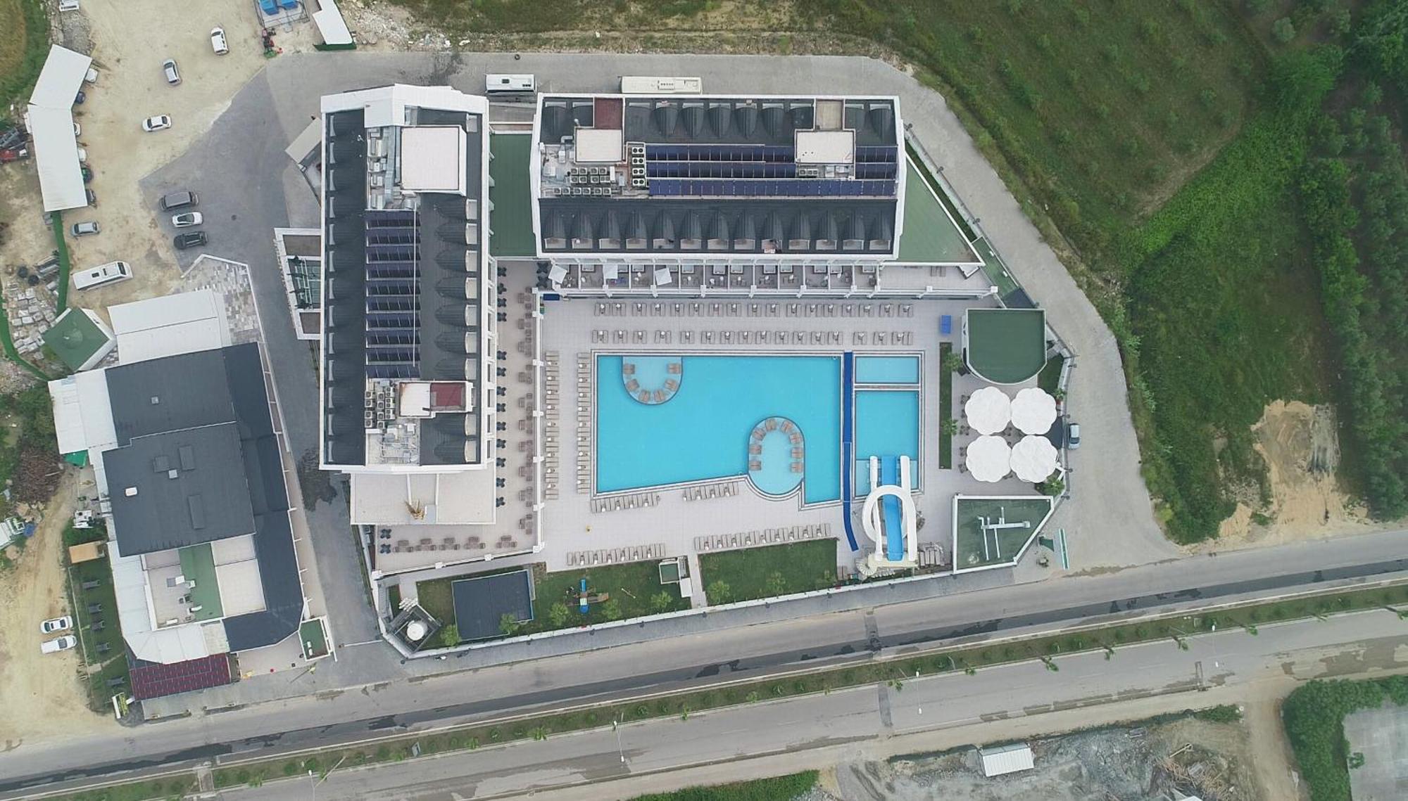 Sunthalia Hotels & Resorts Ultra All Inclusive Adults Only Party Hotel Side Exterior photo